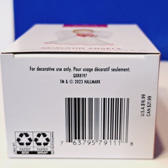 Hallmark 2023 HEIRLOOM ANGELS #7 Series Keepsake Christmas Ornament - Picture 4 of 7